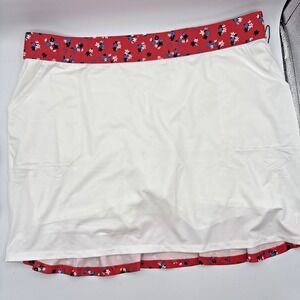 Belyn Key Ruffle Skort American Beauty Floral size XL Golf UPF 50 pockets